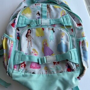 Pottery Barn Kids Princess Backpack - Light Blue and Multicolor
